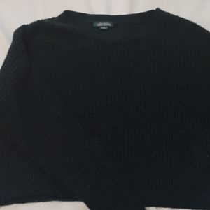Black cropped sweater